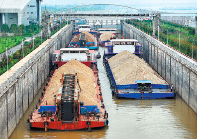 Projects to improve traffic on Yangtze