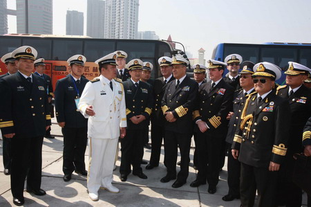 China invites foreign delegates to navy ships