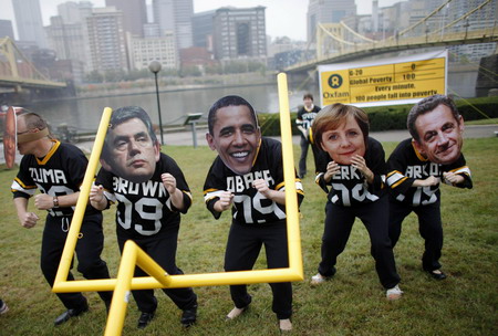 World leaders arrive in Pittsburgh for G20 summit