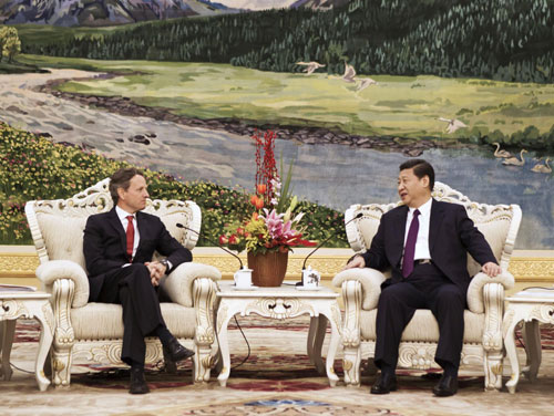 China says Geithner's visit 'significant' Premier urges US to respect core interests