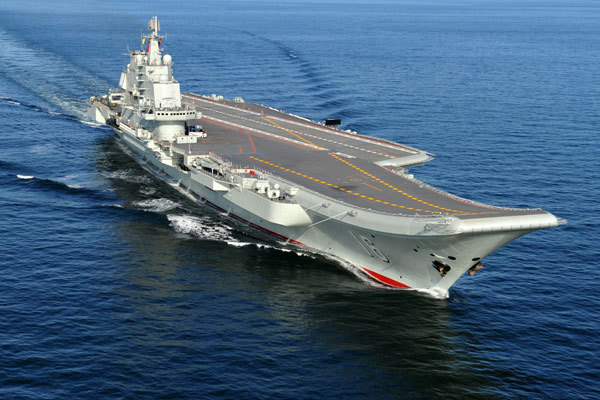 The aircraft carrier has conducted 10 sea trials since August 2011. Carrier of navy's pride