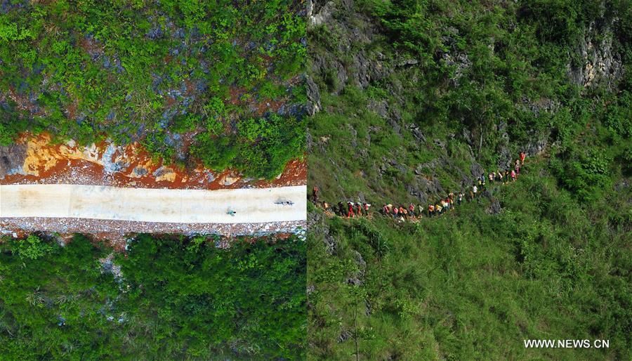 Before and after photos: 5 years of poverty alleviation efforts in Guangxi