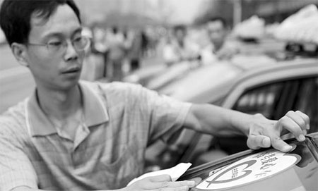 Cabbies give kids free rides