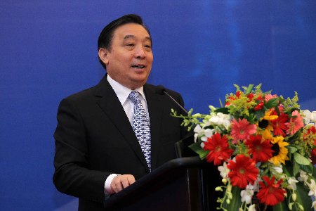 王晨在開幕式上致辭