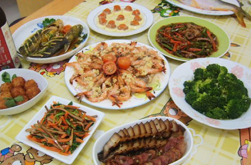 南北方“年夜飯”組成？