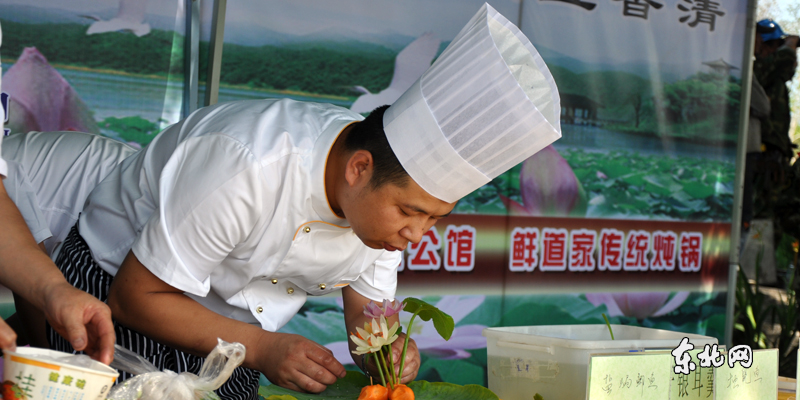 虎林市生態荷花節開幕 千畝野荷競綻放