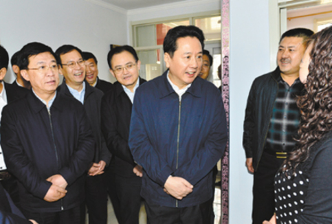 李小鵬在大同市調研采煤沉陷區治理工作