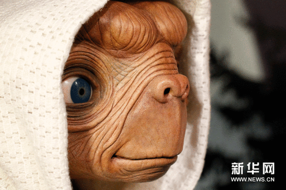 “E.T.外星人”亮相荷蘭杜莎夫人蠟像館