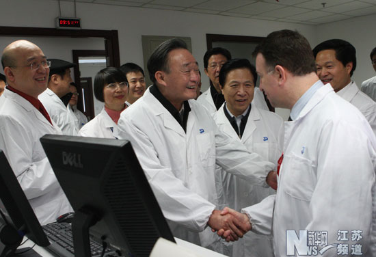 吳邦國在江蘇調(diào)研