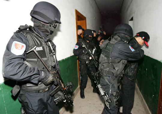 重慶“獵豹”反恐突擊隊首次亮相(圖)