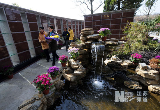 南京推出生態景觀葬