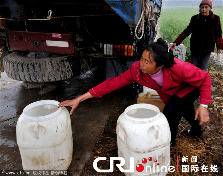 云南遭遇大旱 焦渴無(wú)奈地縫覓水(組圖)