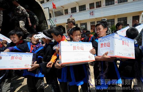 云南旱區迎來“愛心水”