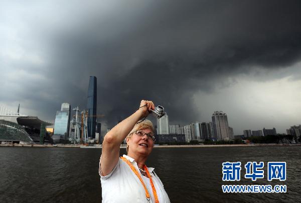 臺風(fēng)“燦都”已在廣東吳川登陸 預(yù)計今晚進入廣西