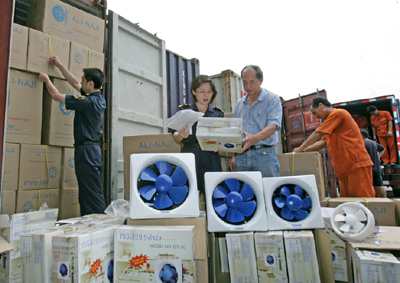 換氣扇商標近似東芝 涉嫌侵權被查扣(圖)