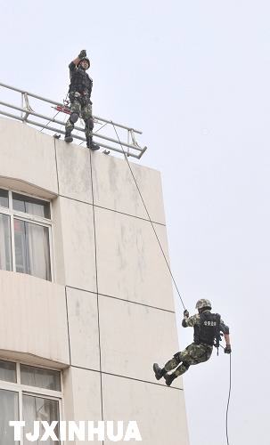 天津邊防總隊教導大隊成立