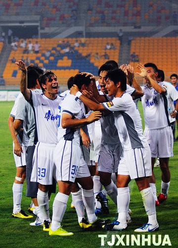 中超聯賽：天津泰達勝河南建業