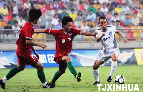 中超聯賽：天津泰達勝河南建業