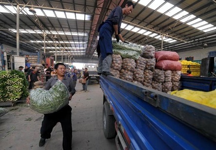 山西：降雨導(dǎo)致菜價(jià)上揚(yáng)