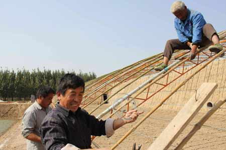 山東高青：調結構建“冬棚”