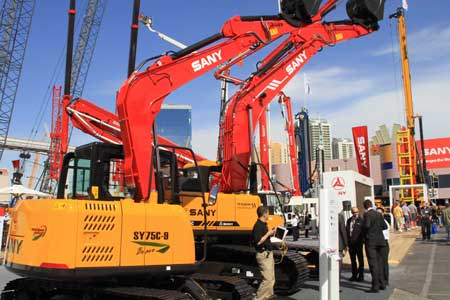 民族品牌強(qiáng)勢(shì)亮相2011美國(guó)拉斯維加斯國(guó)際工程機(jī)械展