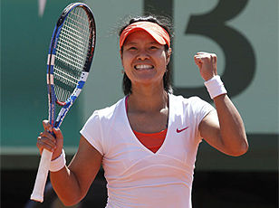 李娜再創歷史晉級法網四強 連續兩項大滿貫賽揚威