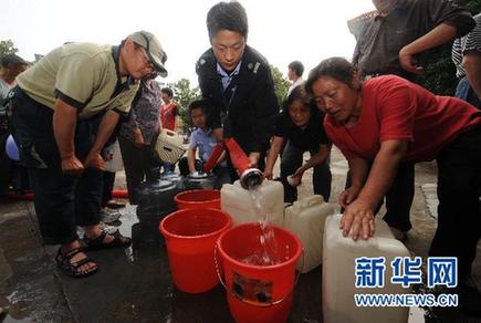 杭州余杭區水源受污染 部分地區供水停止、學校停課