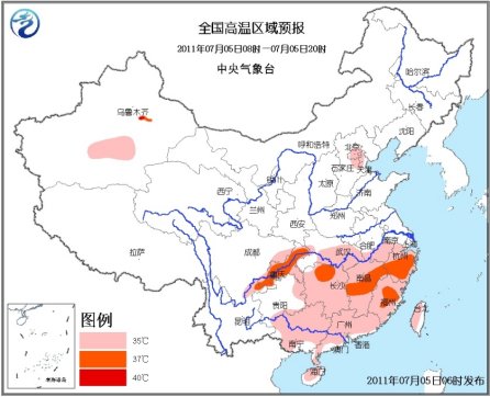 南方大部酷暑難消 川陜局地將有大暴雨