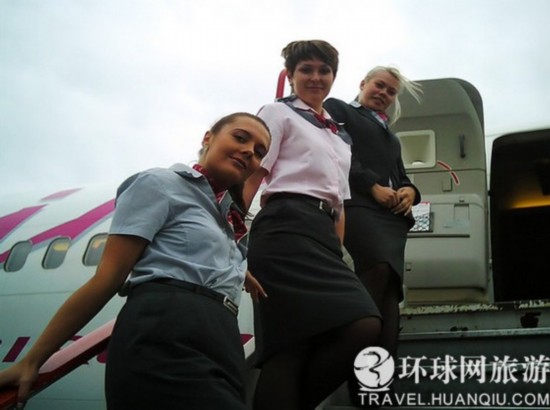 實拍美艷的俄羅斯空姐