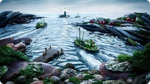 神奇！絕美食物風景畫