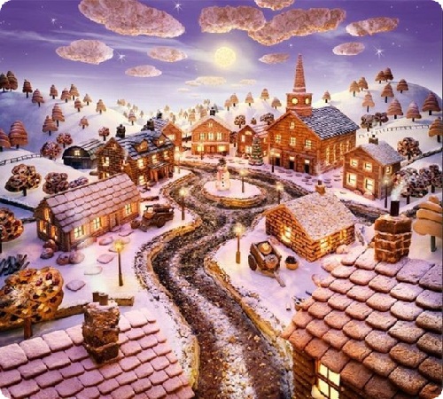 神奇！絕美食物風景畫