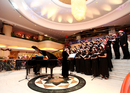 沈陽麗都喜來登飯店舉行2011圣誕點燈儀式