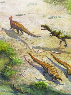 北京首次發(fā)現(xiàn)恐龍存活記錄：延慶驚現(xiàn)數(shù)百個大腳印