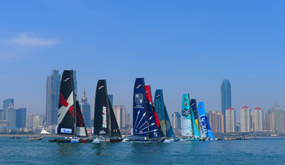2012國際極限帆船系列賽青島站比賽結束