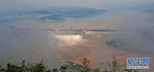三峽樞紐成功應對成庫以來最大洪峰