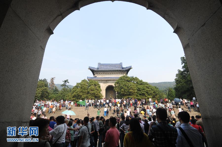 中山陵4天74.5萬游客 盤點這些創紀錄的景點