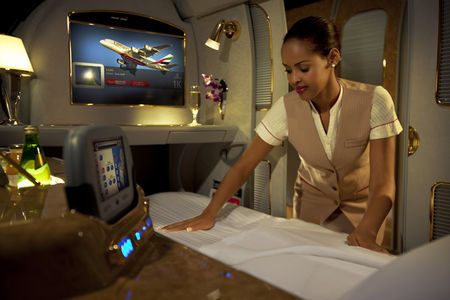 組圖：體驗阿聯酋航空飛行旅途奢華享受