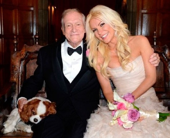 86歲《花花公子》創始人娶26歲嫩模 結婚照曝光