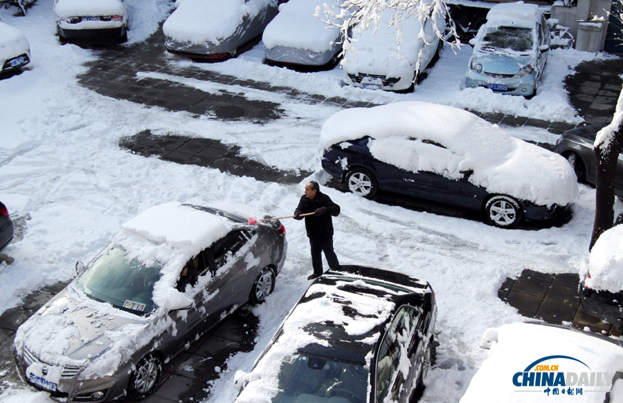 中國日報直擊北京三月春雪