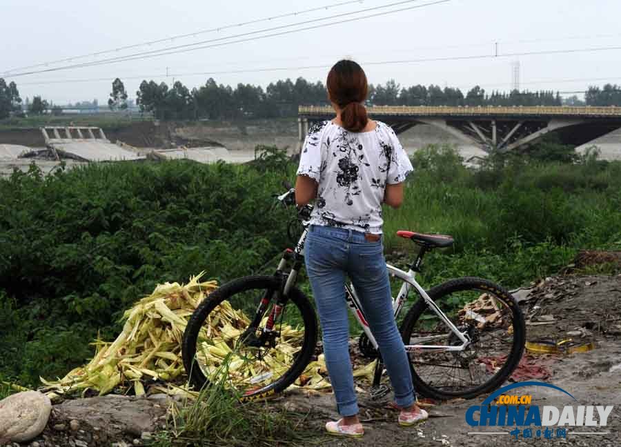 高清組圖：川西第一橋川西大橋垮塌