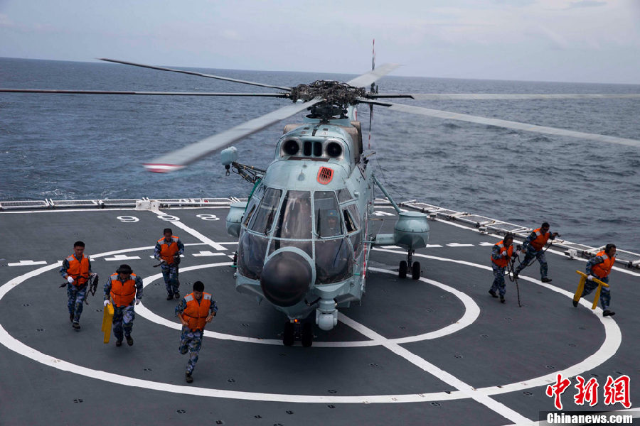 中國海軍西沙搜救遇險漁民畫面曝光