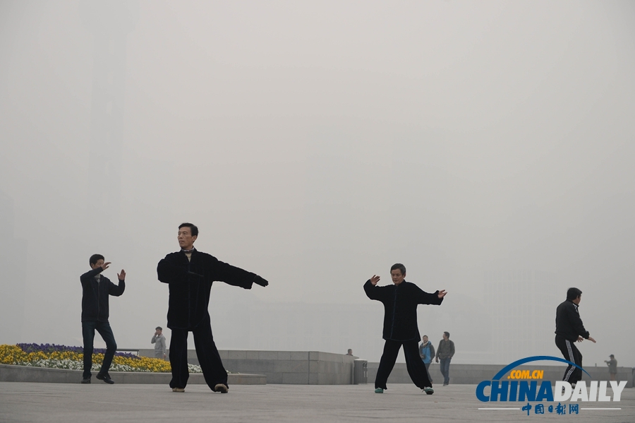 上海再遭六級重度污染