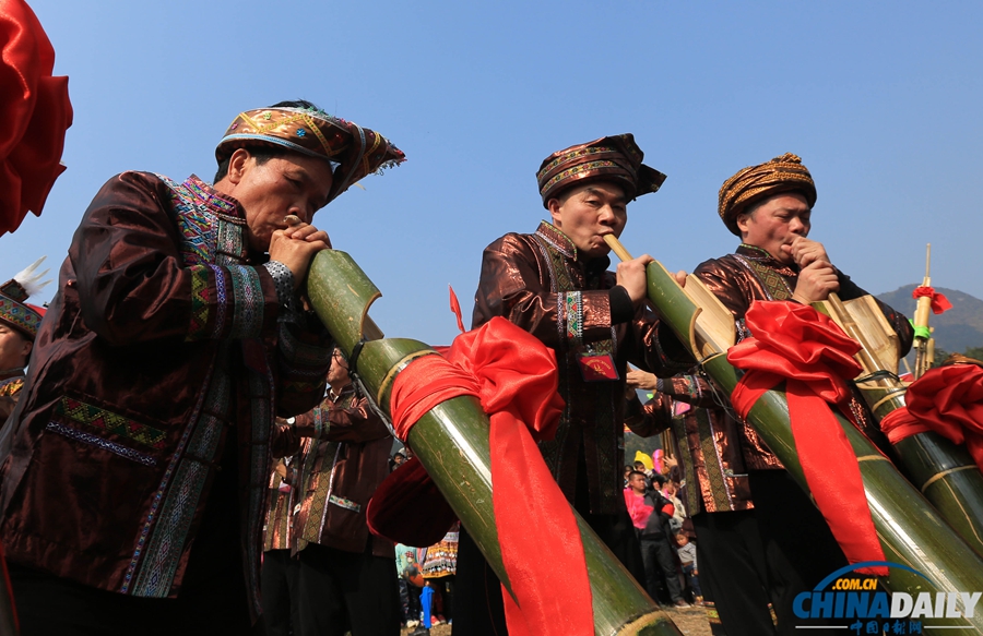 廣西融水：賽蘆笙 慶新年