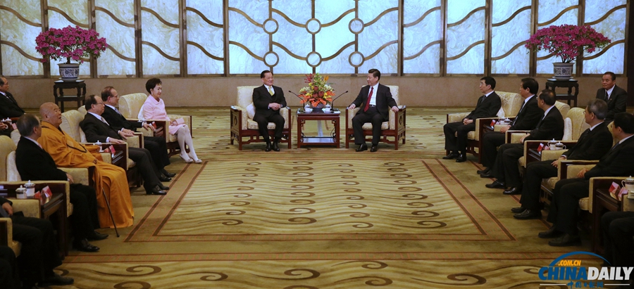 習近平總書記會見連戰一行