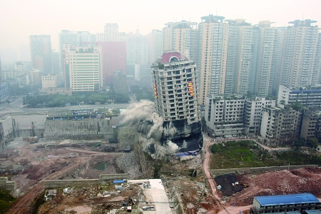 4秒擺平22層大樓！沙坪壩“加蓋”新節奏