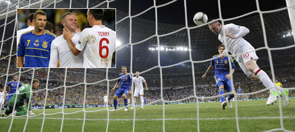 歐洲杯：魯尼解禁進球英格蘭1:0絕殺 東道主烏克蘭出局