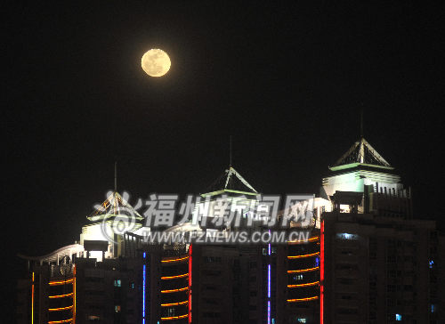 “超級月亮”6日現榕城上空 每隔412天出現一次