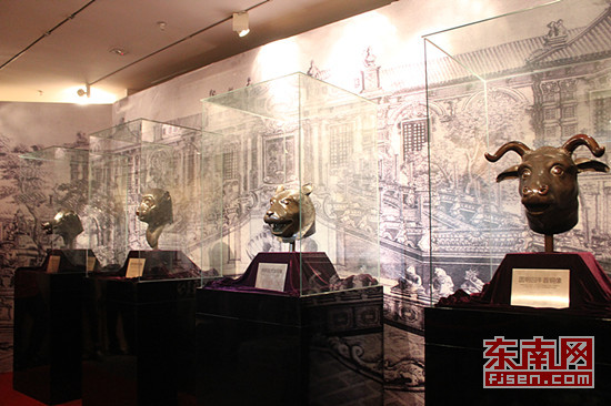 圓明園四大獸首首次亮相榕城 市民可免費參觀