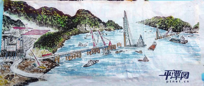 平潭司機(jī)妙手繪福平高鐵