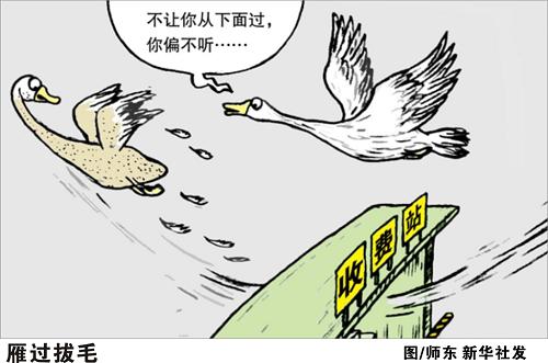 曾被曝光的四個收費站